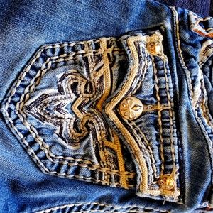 Rock Revival, Mad Pink, bootcut, size 24, inseam 31